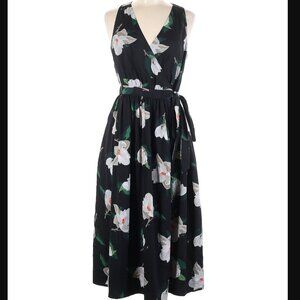 Banana Wrap Dress, Size 4P